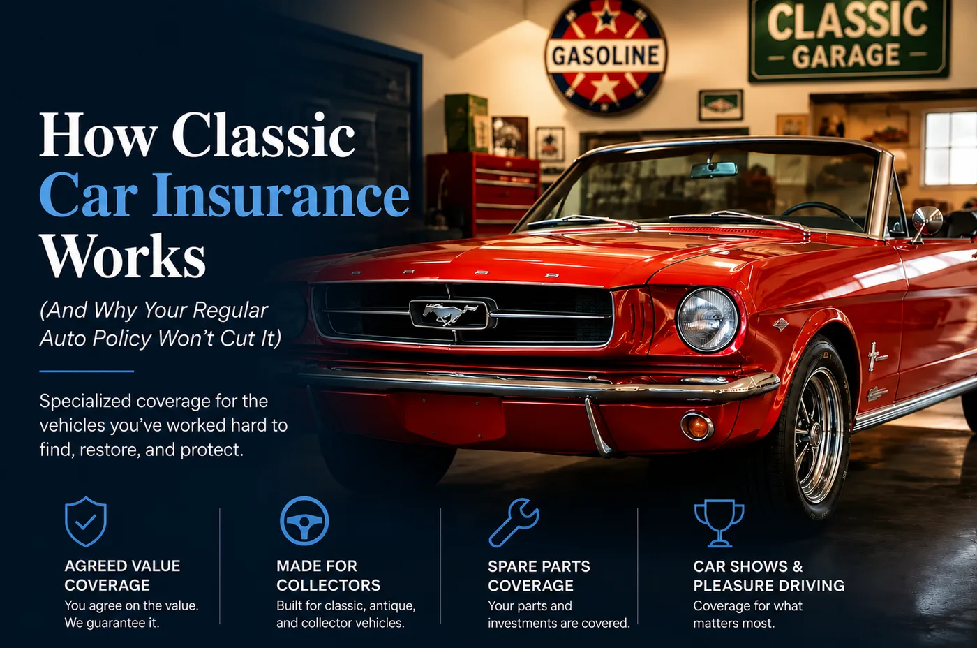 How Classic Car Insurance Works (And Why Your Regular Auto Policy Won’t Cut It)